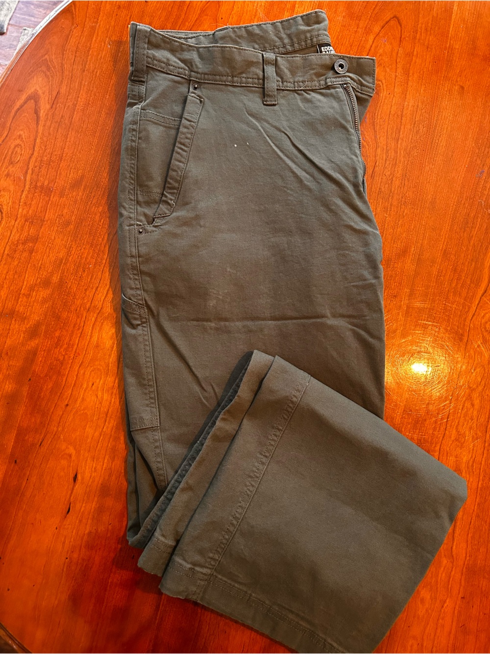 Eddie Bauer Olive Green Men's Utility Pants